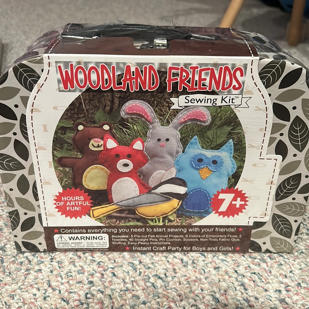 Woodland Friends Sewing Kit